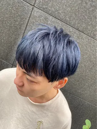 カラー メンズ 雪音/美髪縮毛矯正 /ニュアンスパーマのヘアスタイル