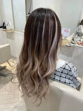 ロング 松永 夏のヘアスタイル