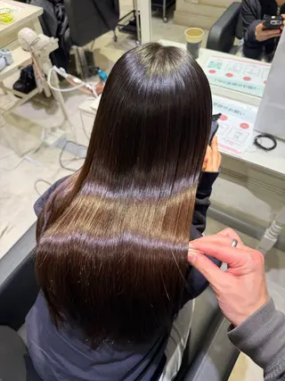 セミロング 🟠髪質改善縮毛矯正 YUTO🟠のヘアスタイル