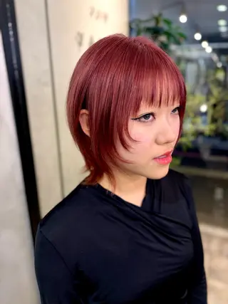 カラー 小山 志保子のヘアスタイル