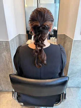 ロング ヘアアレンジ mao | 柔らか艶カラー🫧のヘアスタイル