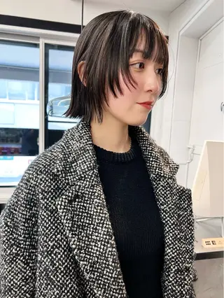 ショート 樫原裕二/レイヤー カット/透明感カラーのヘアスタイル