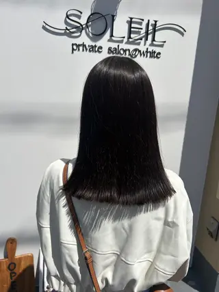 ミディアム パーマ 久木原 ゆりのヘアスタイル