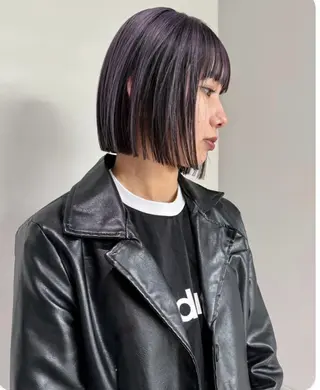 ショート youres hair恵比寿本店所属・縮毛矯正×レイヤー カット/飯田 輝のヘアスタイル