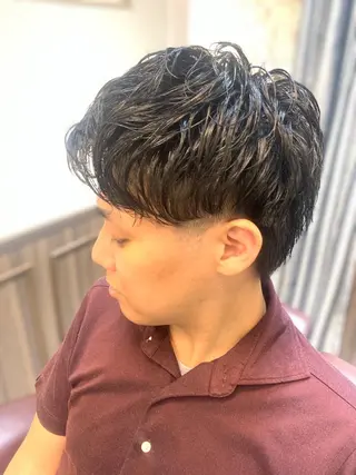 メンズ フリーランス理美容師 いさかのヘアスタイル
