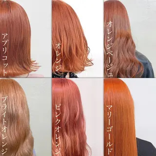 セミロング ブリーチカラー 🩵MIZUKIのヘアスタイル