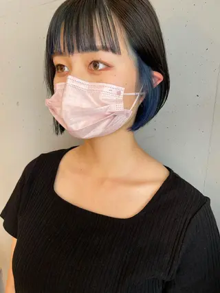 ミディアム カラー 東 みのりのヘアスタイル