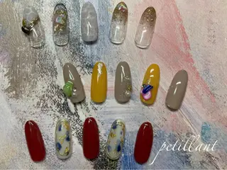 ネイル nail salon petillantのネイルデザイン