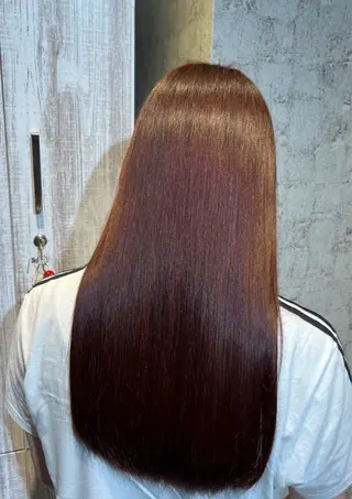 セミロング カラー ✨髪質改善カラー✨ ななみのヘアスタイル