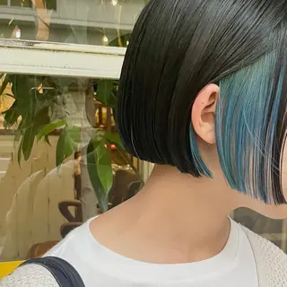ショート カラー Sourire西大分 ☘️いけだ あおいのヘアスタイル