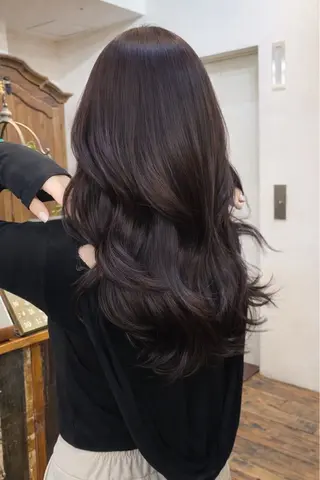 ロング kahona/カラー /パーマ/銀座のヘアスタイル