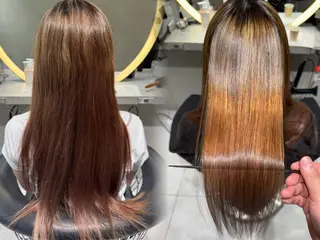 ロング カラー レイヤー/縮毛矯正 のマスター【タケル】のヘアスタイル