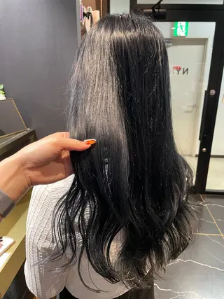 ロング カラー 透明感カラー/ 韓国風🌿RIKOのヘアスタイル