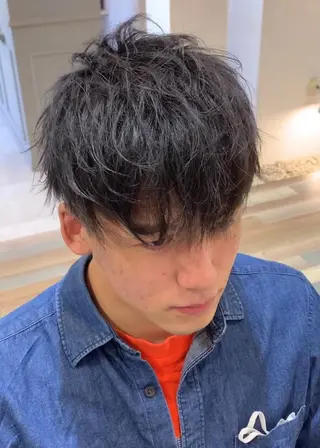 ショート メンズ 【男性専門】岩崎凌 ✂︎楽しい時間を!のヘアスタイル