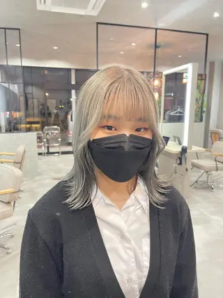 ミディアム カラー 一ノ瀬 暁のヘアスタイル