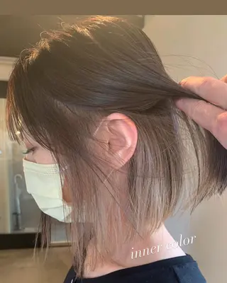 ショート カラー ノサカ ミワコのヘアスタイル