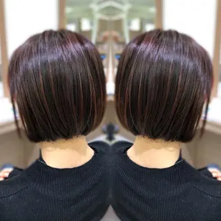 ショート カラー 韓国レイヤー×透明感 カラー/山崎一輝のヘアスタイル