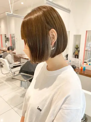ミディアム カラー ウルフカット ハッシュカット/七海のヘアスタイル