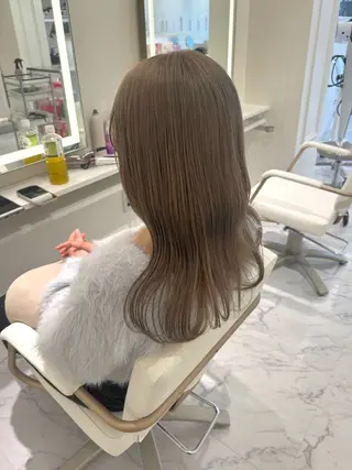 ロング カラー ParveMix🍀 藤原愛未のヘアスタイル