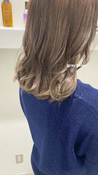 ミディアム ブリーチなしWカラー ／レイヤー🎀マリノのヘアスタイル