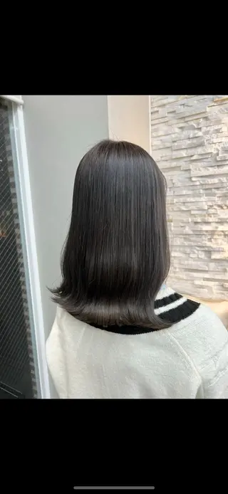 ミディアム カラー 熊本市東区 /Ririkaのヘアスタイル
