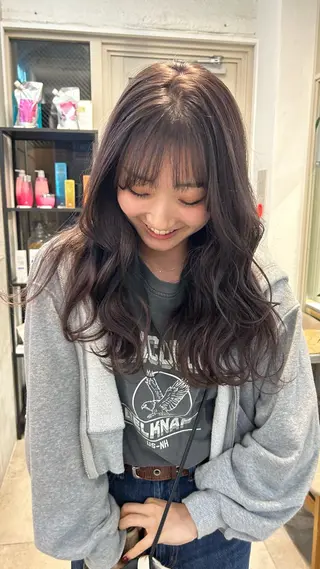 ロング カラー じゅわっと暖色カラー 🍊Moemiのヘアスタイル