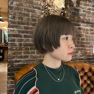 ショート カラー トレンドパーマ☝️ 🌱ショート/緒方椋のヘアスタイル