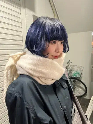 カラー レイヤーカット🍏 オリーブ/ののかのヘアスタイル