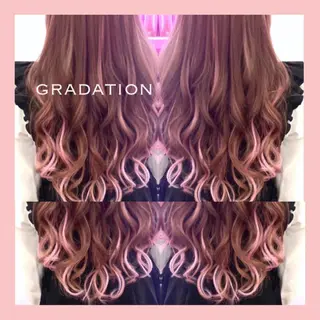 ロング カラー ヘアアレンジ 🦋 SHION 🦋のヘアスタイル