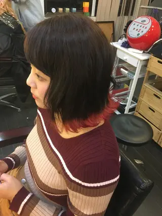 ショート カラー 平田 晃誠のヘアスタイル