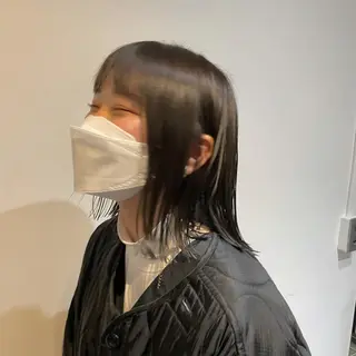 ミディアム カラー 山本 優志のヘアスタイル