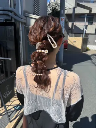 ヘアアレンジ お呼ばれヘア✨️ Akari🧸🤍のヘアスタイル