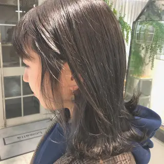 ミディアム カラー 🟩くすみカラー/ボ ブ/ショート/大司のヘアスタイル