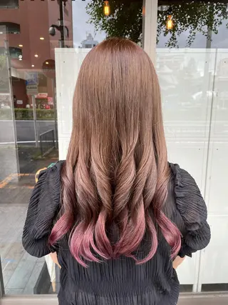 ロング カラー ヘアアレンジ 🫧ヒシダアキ taboo.i🫧のヘアスタイル