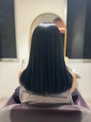 セミロング カラー 川中 琉以のヘアスタイル