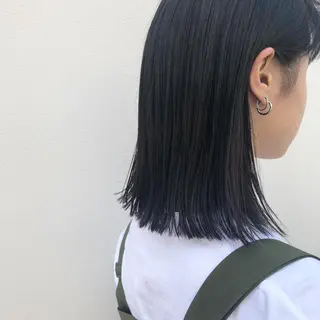 ミディアム カラー マンツーマン/ 藤代拓実のヘアスタイル