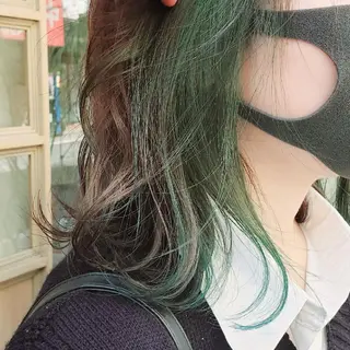 カラー セミロング CREA板橋/ 高橋諒一のヘアスタイル