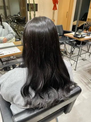 ロング カラー 武田 ひよりのヘアスタイル