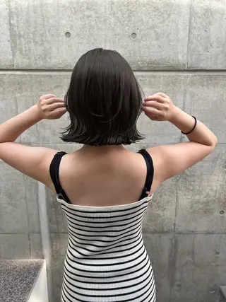 ショート コテ巻き風パーマ SHONOのヘアスタイル