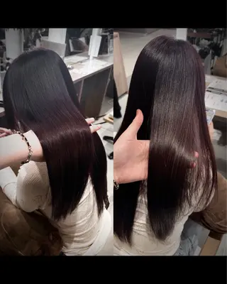 ロング 彩名/透明感カラー/ レイヤーカットのヘアスタイル