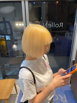 ショート カラー 🎀ブリーチ/メンズ ひより🎀のヘアスタイル