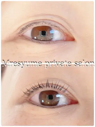 マツエク・マツパ Mresyume MAYUのマツエク・マツパデザイン