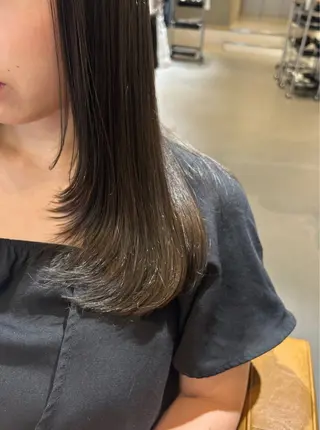 ロング 艶髪/韓国風🤍🖤 小林実央‎のヘアスタイル