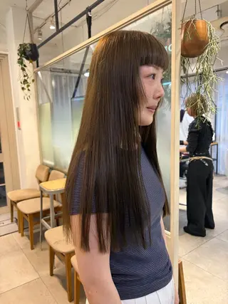 ロング カラー じゅわっと暖色カラー 🍊Moemiのヘアスタイル