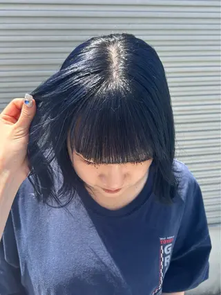 ミディアム カラー レイヤー/ブリーチ/ 渋谷/ルル🌿のヘアスタイル