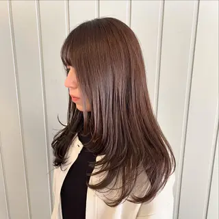 ロング 田中 結月のヘアスタイル