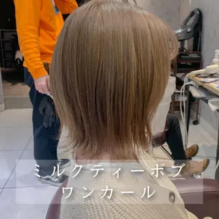 ショート カラー 美髪矯正 特化　川田のヘアスタイル