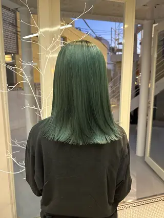 ミディアム カラー ハイトーン×似合わせ 🌱中川慎之介のヘアスタイル