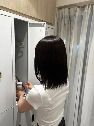 ミディアム パーマ 女性のための美容師/ 下北沢/ヨシダモモカのヘアスタイル