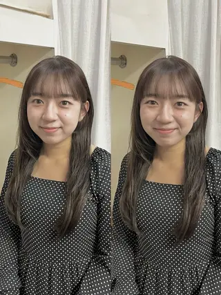 ロング 小林 かんなのヘアスタイル